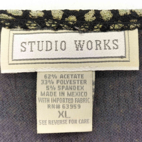 STUDIO WORKS ノースリーブトップス レディース import:XL