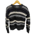 パーリッシィ PAR ICI KHWOPA HAND KNIT ボーダー ハンド 手編み ニット レディース FREE
