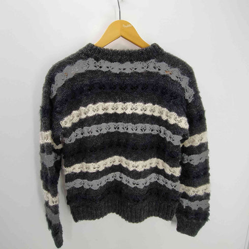 パーリッシィ PAR ICI KHWOPA HAND KNIT ボーダー ハンド 手編み ニット レディース FREE