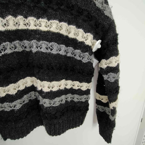 パーリッシィ PAR ICI KHWOPA HAND KNIT ボーダー ハンド 手編み ニット レディース FREE