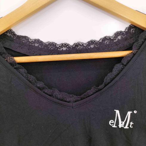 MUCENT 25ss SUNNIOR LACE V-NECK HALF T サニアレースVネック半袖Tシャツ レディース