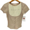 アンドマリー AND MARY Mary logo tops beige レディース FREE