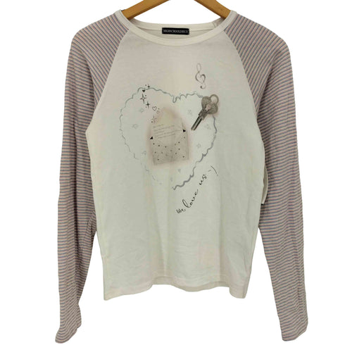 HIGHSCHOOLDISCO Letter Graphic Raglan Long Sleeve レターグラフィックレグランロングスリーブ レディース
