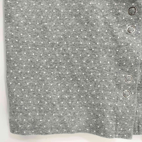 CHICKS Dot Snap Cardigan ドットパターンラウンドカーディガン レディース