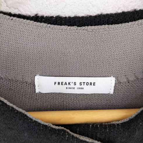 フリークスストア FREAKS STORE 裏配色 スナップニットカーディガン レディース FREE