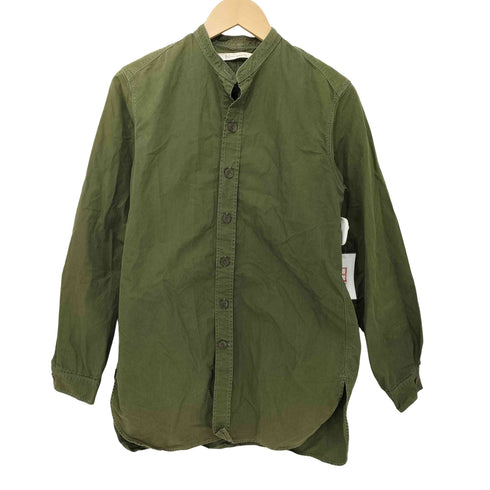 オナーギャザリング HONOR GATHERING Cotton Nylon Army Weather Band Collar Shirt アーミー バンドカラーシャツ メンズ JPN:S