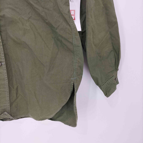 オナーギャザリング HONOR GATHERING Cotton Nylon Army Weather Band Collar Shirt アーミー バンドカラーシャツ メンズ JPN:S