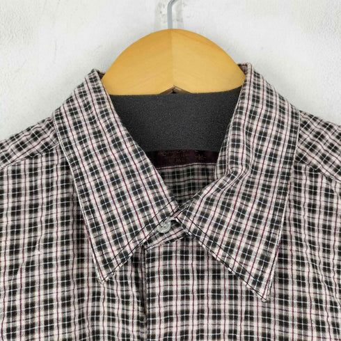 チェック柄 S/S シャツ メンズ