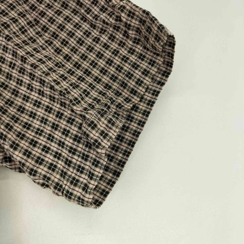 チェック柄 S/S シャツ メンズ