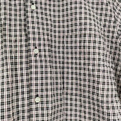 チェック柄 S/S シャツ メンズ