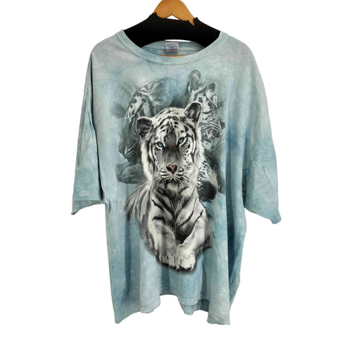 ギルダン GILDAN タイダイ柄 フロントアニマルプリント S/S Tシャツ メンズ 3XL