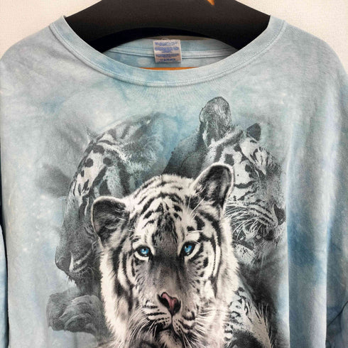 ギルダン GILDAN タイダイ柄 フロントアニマルプリント S/S Tシャツ メンズ 3XL