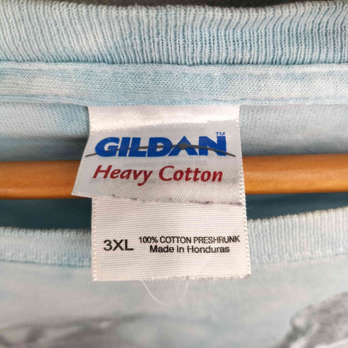 ギルダン GILDAN タイダイ柄 フロントアニマルプリント S/S Tシャツ メンズ 3XL