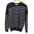 シップス SHIPS luxury pure cashmere カシミヤ100 ボーダー ニット セーター バスク メンズ JPN:S