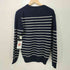 シップス SHIPS luxury pure cashmere カシミヤ100 ボーダー ニット セーター バスク メンズ JPN:S