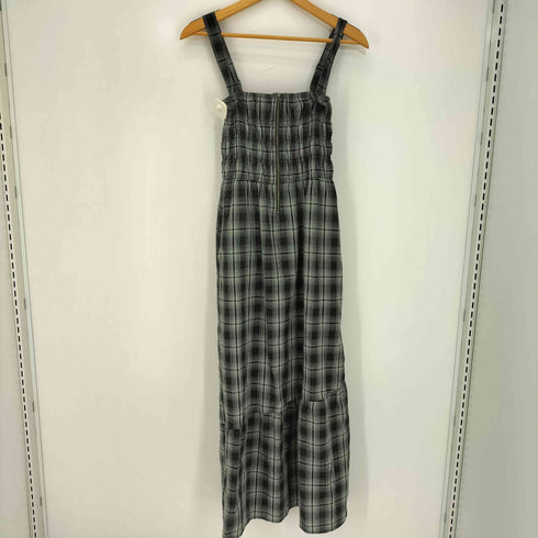ジーナシス JEANASIS 25ss フロントZIPシャーリングワンピース レディース FREE