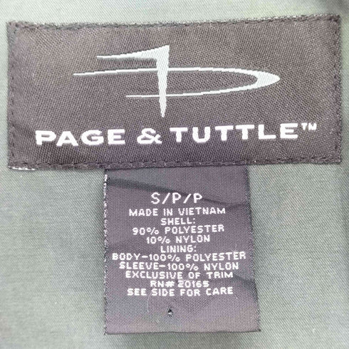 90-00s PAGE&TUTTLE ハーフジップ ナイロンプルオーバー ジャケット メンズ import:S