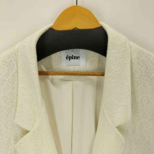 エピヌ epine arm logo jacket lace レディース