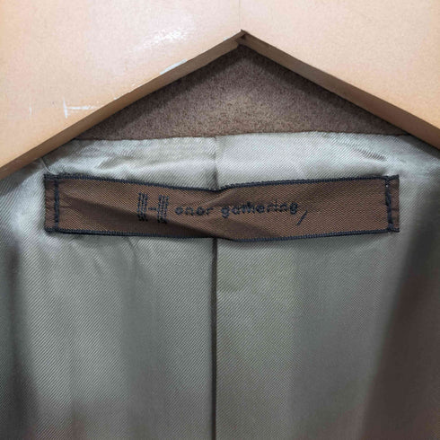 オナーギャザリング HONOR GATHERING Tasmania Fine Wool Pea Coat タスマニア ファイン ウール ピーコート メンズ JPN:S