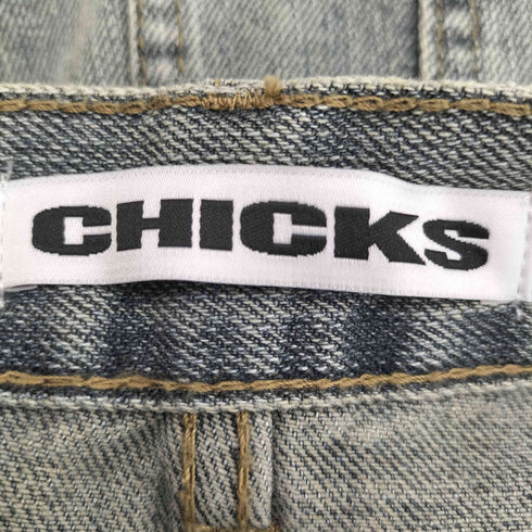 CHICKS ヴィンテージウォッシングウエスタンミディスカート レディース S