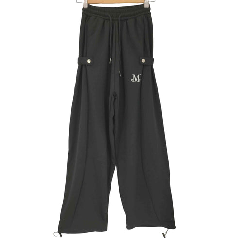 MUCENT 25aw WEIR SIDE BUTTON SWEAT PANTS ウィアーサイドボタンスウェットパンツ レディース FREE