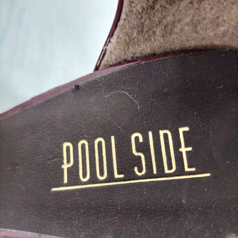 プールサイド POOLSIDE ストラップ付き エナメルパンプス レディース JPN:22.5