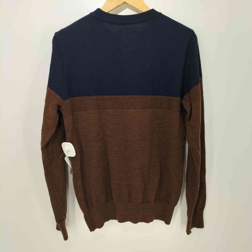 スティルバイハンド STILL BY HAND バイカラー 切替 ウール ニットセーター メンズ JPN:46