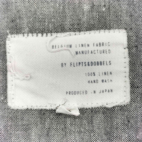 FLIPTS & DOBBELS 日本製 リネン100 テーラードジャケット メンズ JPN:2