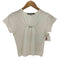 ドットコム .KOM CRANK GLOSSY SHIRRING LOGO TOP グロッシー シャーリング ロゴ トップス レディース FREE
