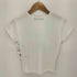 ドットコム .KOM CRANK GLOSSY SHIRRING LOGO TOP グロッシー シャーリング ロゴ トップス レディース FREE