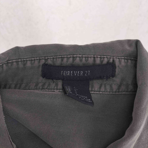 フォーエバー21 FOREVER 21 レーヨン混ポケットスタッズシャツ Y2K メンズ US 4