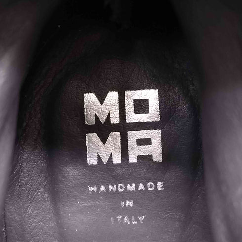 モマ MOMA バックジップ レザーヒールブーツ レディース EUR:38