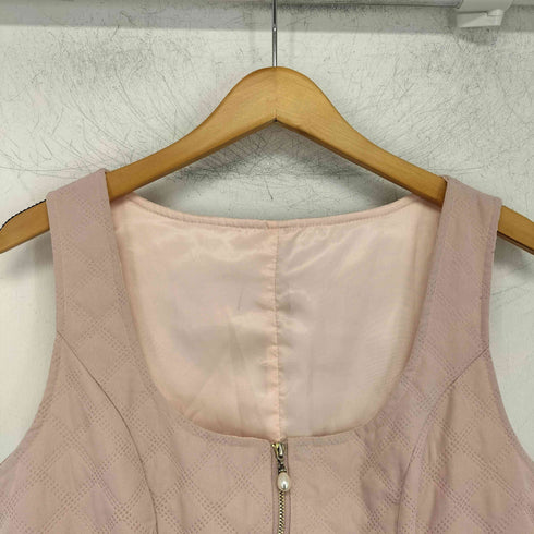 トッコクローゼット tocco closet フロントパールチャームファスナーキルティングジャンパースカート レディース JPN:M
