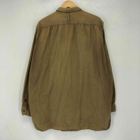 ネサンス NAISSANCE コットン 無地 プルオーバーシャツ メンズ import:XL