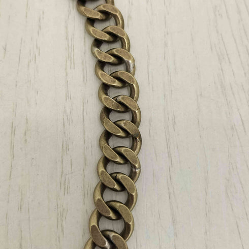 アレキサンダーマックイーン Alexander McQueen イタリア製 スカル ゴールド 喜平 ウォレットチェーン メンズ