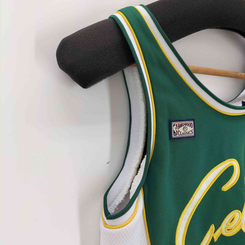 ハードウッドクラシック hardwood classics チームロゴ サイドレースジャージードレス レディース JPN:S