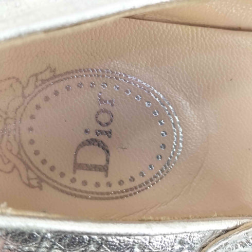 ディオール Dior ラメパンプス フラットバレエシューズ レディース EUR:33
