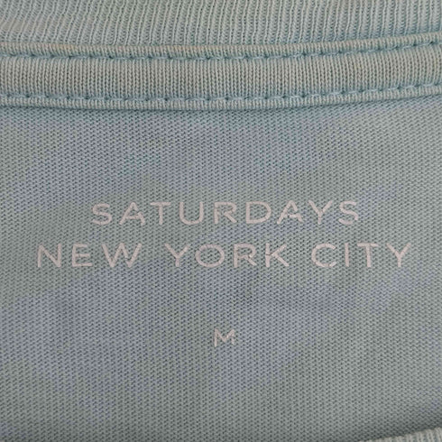 サタデーズニューヨークシティ Saturdays NYC ロゴ刺繍 長袖 クルーネックTシャツ メンズ JPN:M