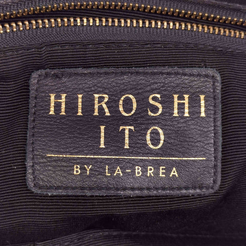 HIROSHI ITO キルティングデザイン レザー ショルダーバッグ メンズ