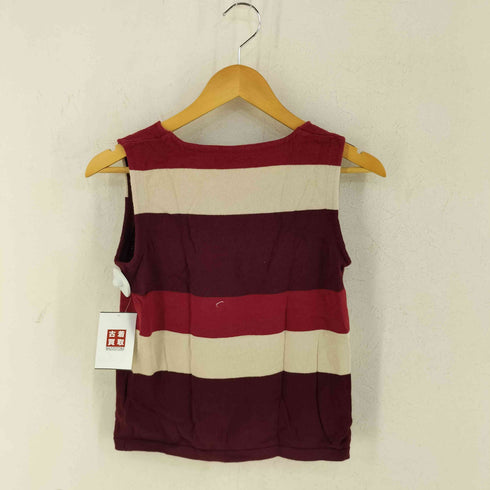 Dou Dou ボーダーニットベスト casual レディース