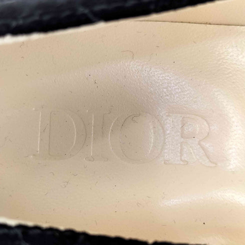 ディオール Dior カナージュ ベロアパンプス キルティング レディース EUR:34