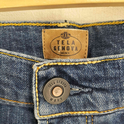 TELA GENOVA ボタンフライスキニーデニムパンツ メンズ 33