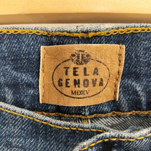 TELA GENOVA ボタンフライスキニーデニムパンツ メンズ 33