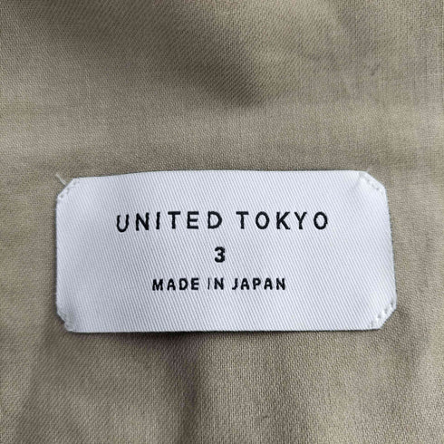 ユナイテッドトウキョウ UNITED TOKYO ウール100テーパードスラックスパンツ メンズ JPN:3