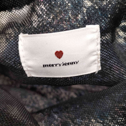 メリージェニー merry jenny mistスパンコールシアーポシェット メッシュ レディース