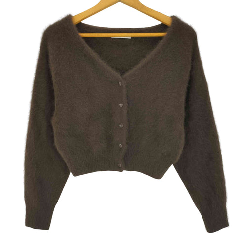 スナイデル snidel 25aw フォックスファーショートカーディガン レディース ONE SIZE