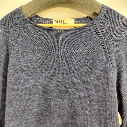 マーガレットハウエル MARGARET HOWELL ウールリネン混ニット メンズ import:M