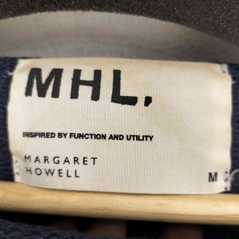 マーガレットハウエル MARGARET HOWELL ウールリネン混ニット メンズ import:M