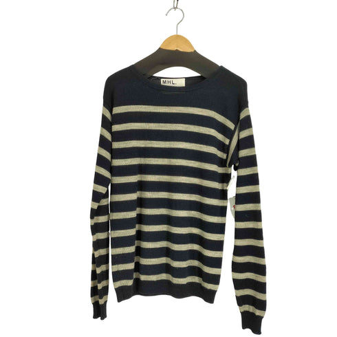 マーガレットハウエル MARGARET HOWELL ウールボーダーニット メンズ import:M
