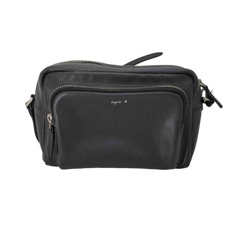 アニエスベー agnes b. angele カウレザーショルダーバッグ レディース